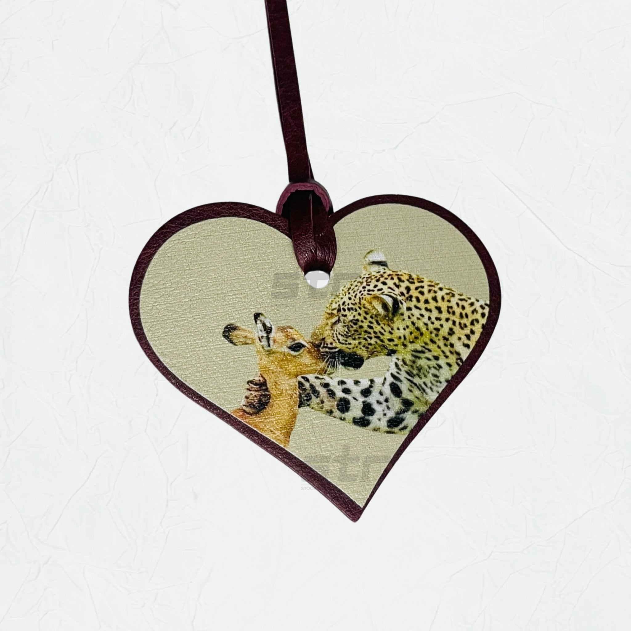 Leather Charm Cheetah & Gazelle - 2