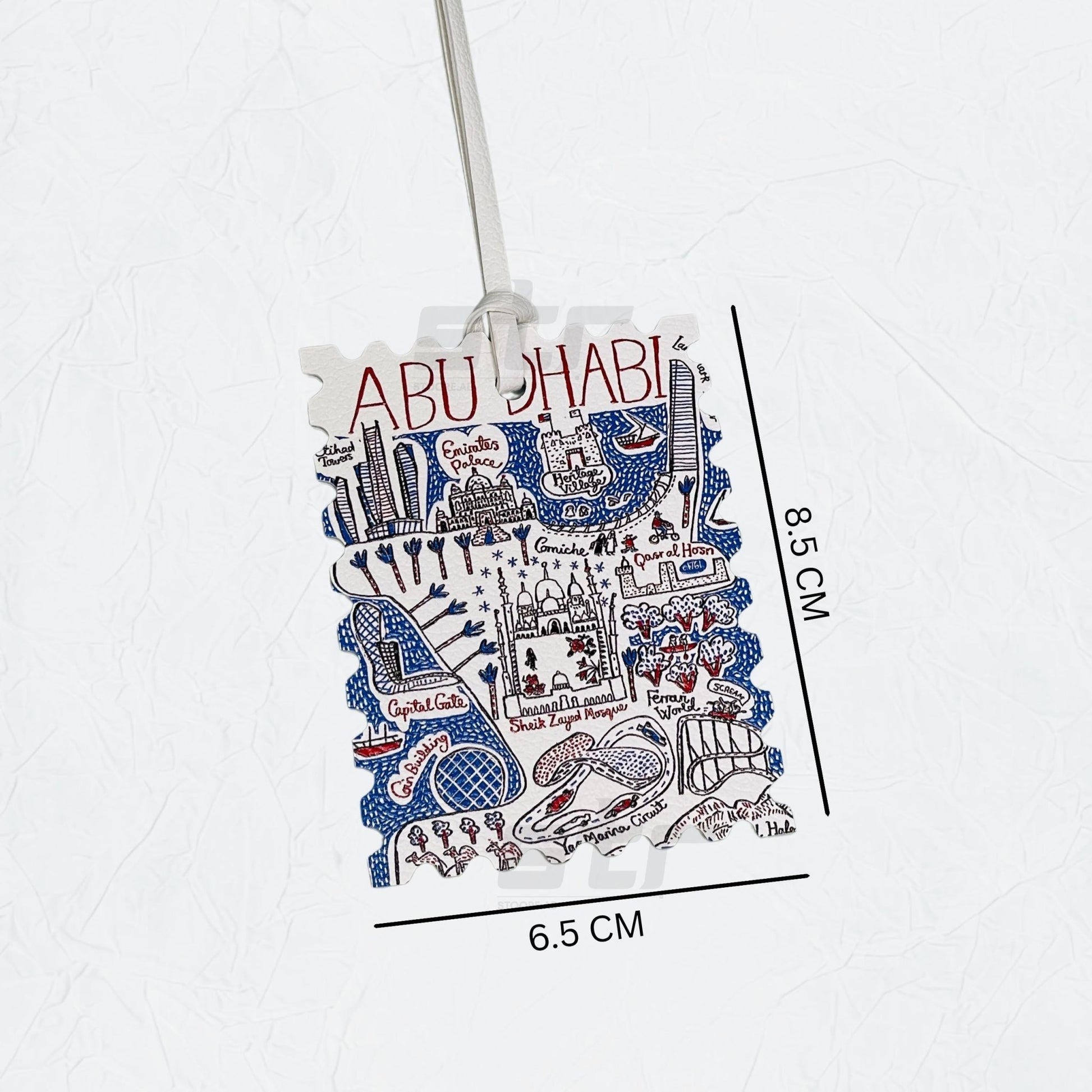 Leather Charm Double Side Abudhabi - 3