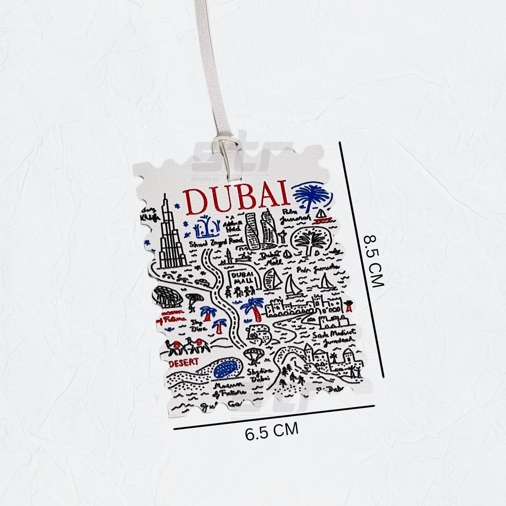 Leather Charm Double Side Dubai - 2