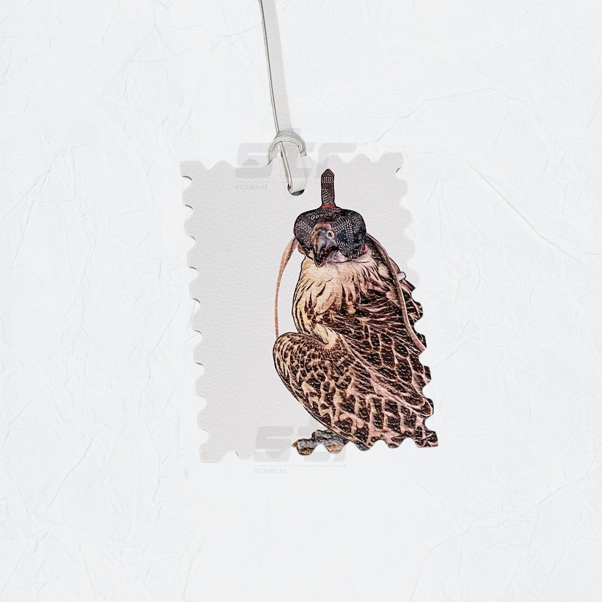 Leather Charm Double Side Falcon - 2