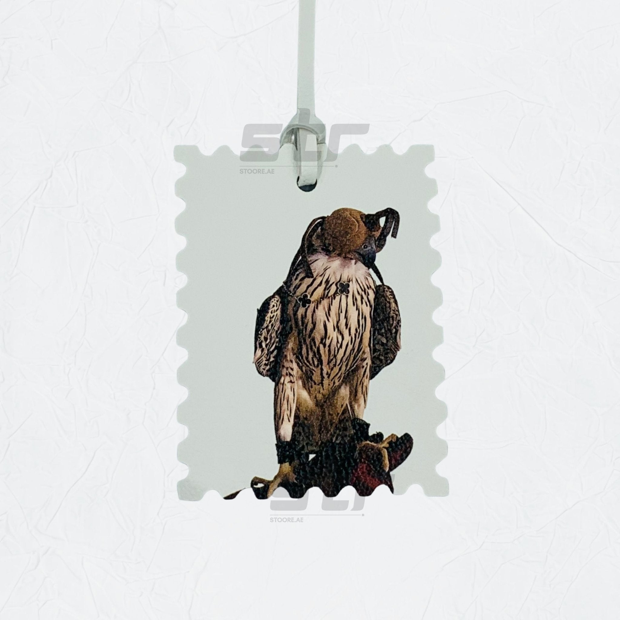 Leather Charm Double Side Falcon - 5