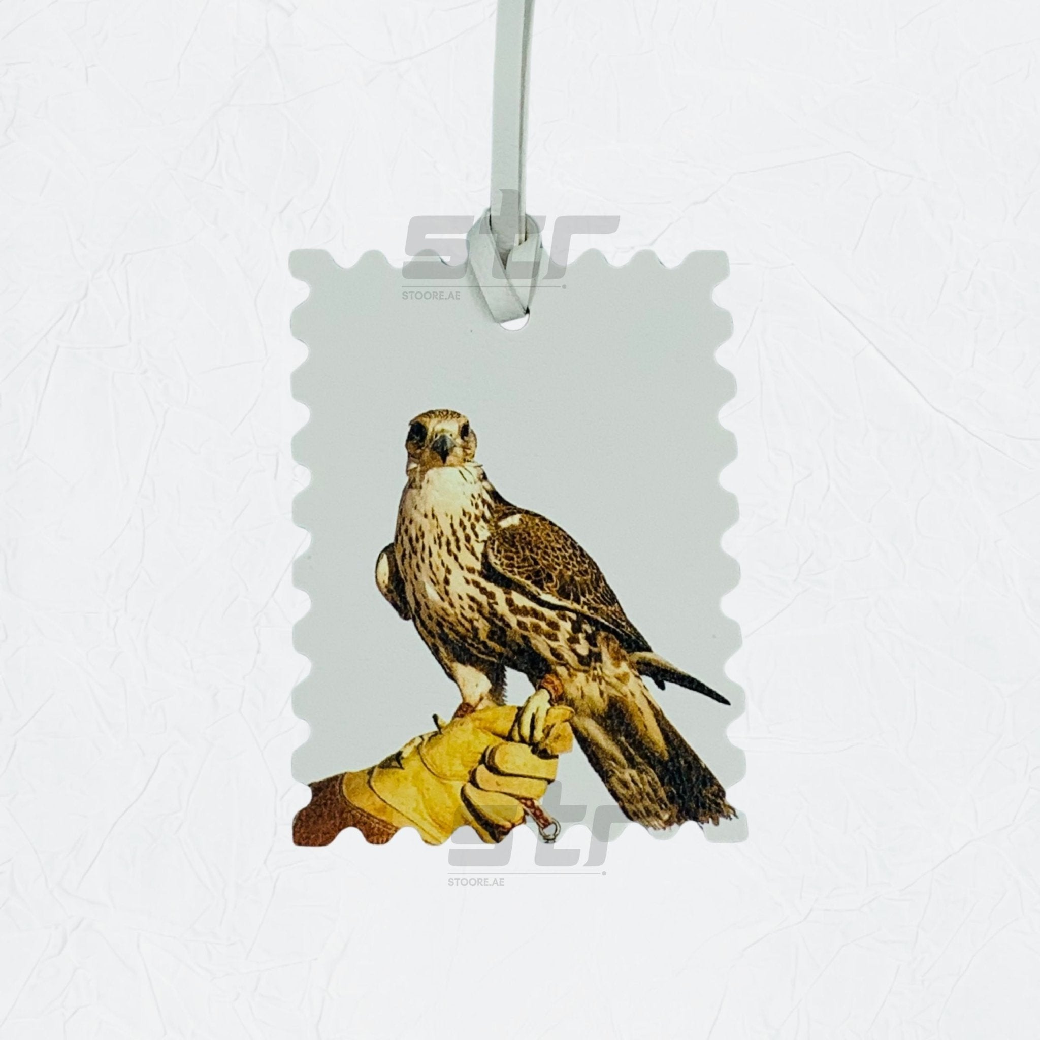 Leather Charm Double Side Falcon - 7