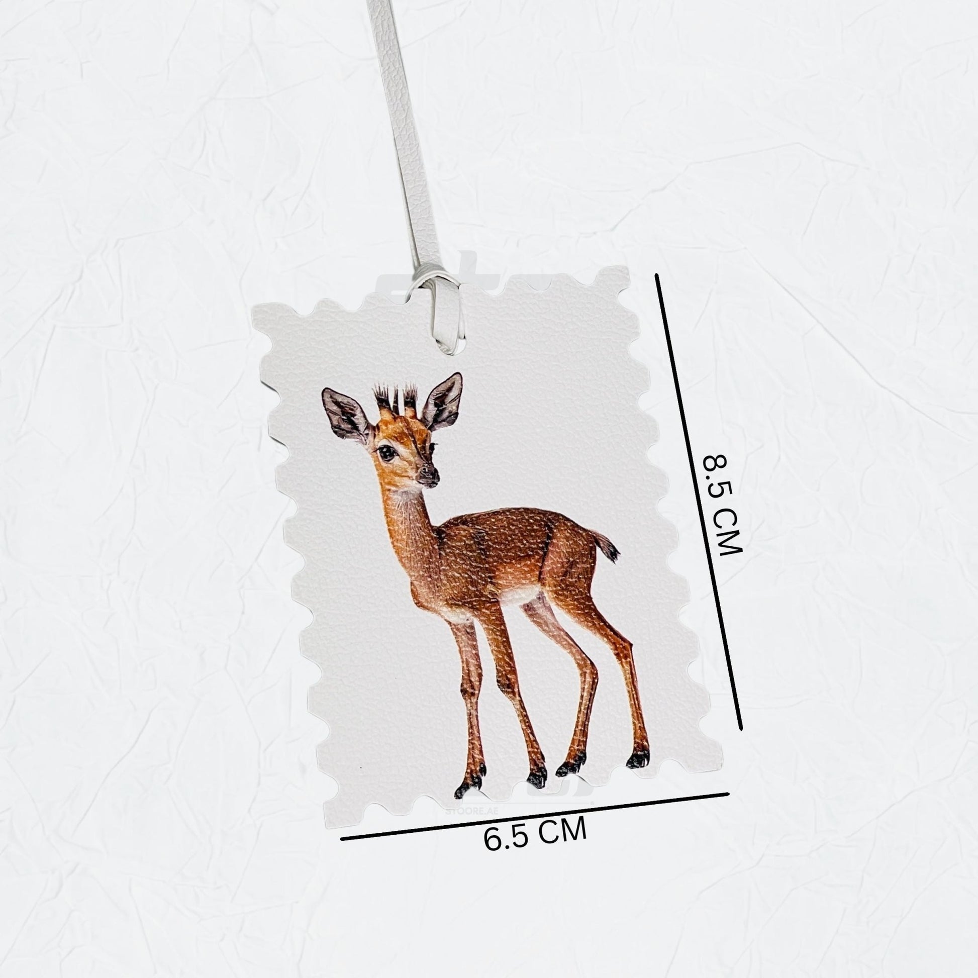 Leather Charm Double Side Gazelle - 1