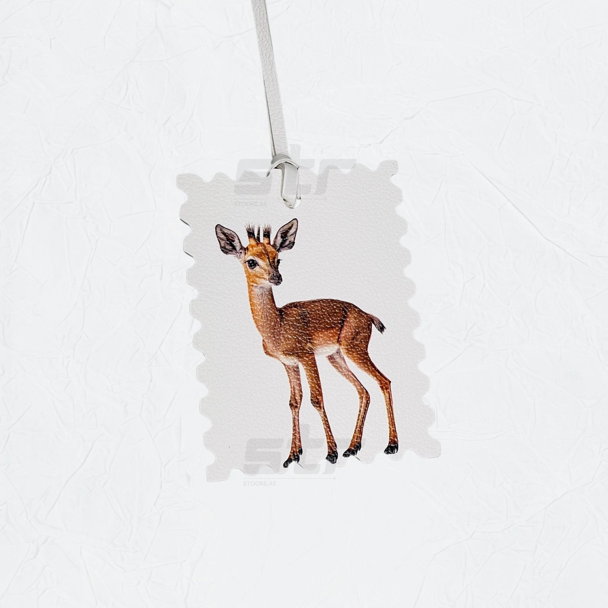Leather Charm Double Side Gazelle - 1