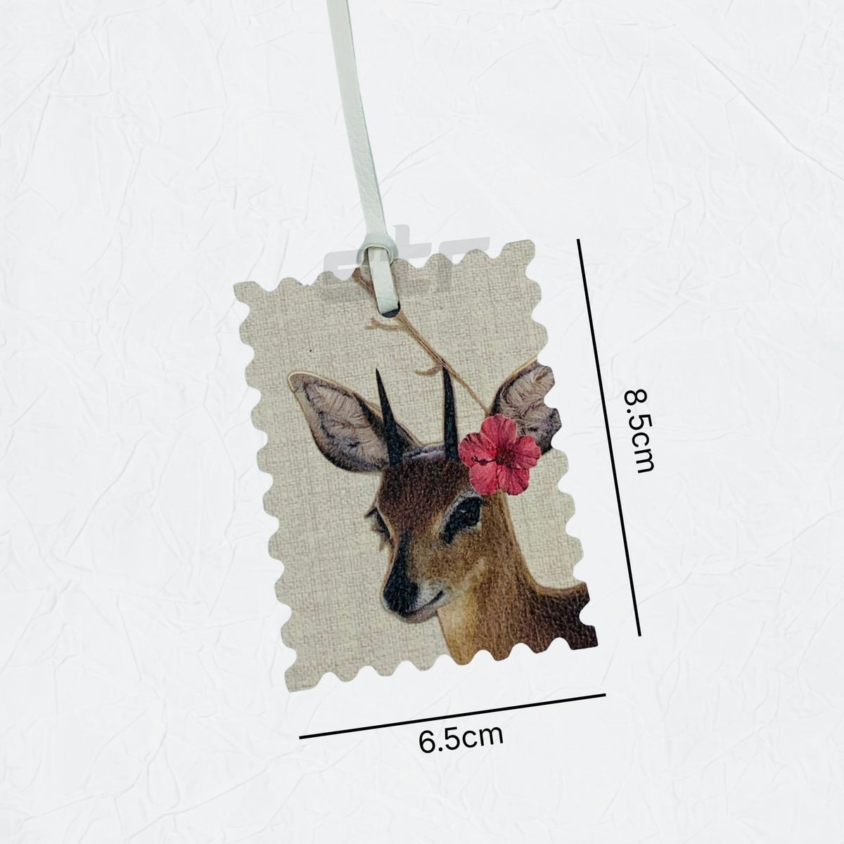 Leather Charm Double Side Gazelle - 5