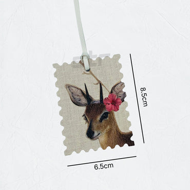 Leather Charm Double Side Gazelle - 5