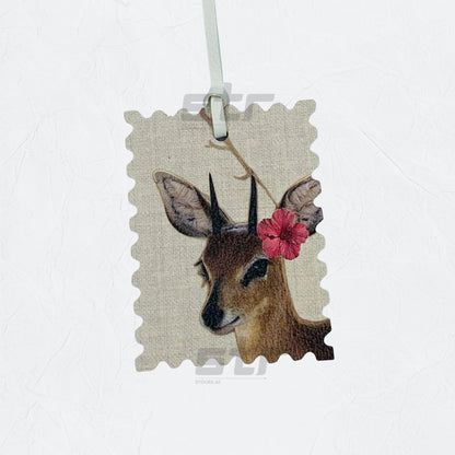 Leather Charm Double Side Gazelle - 5