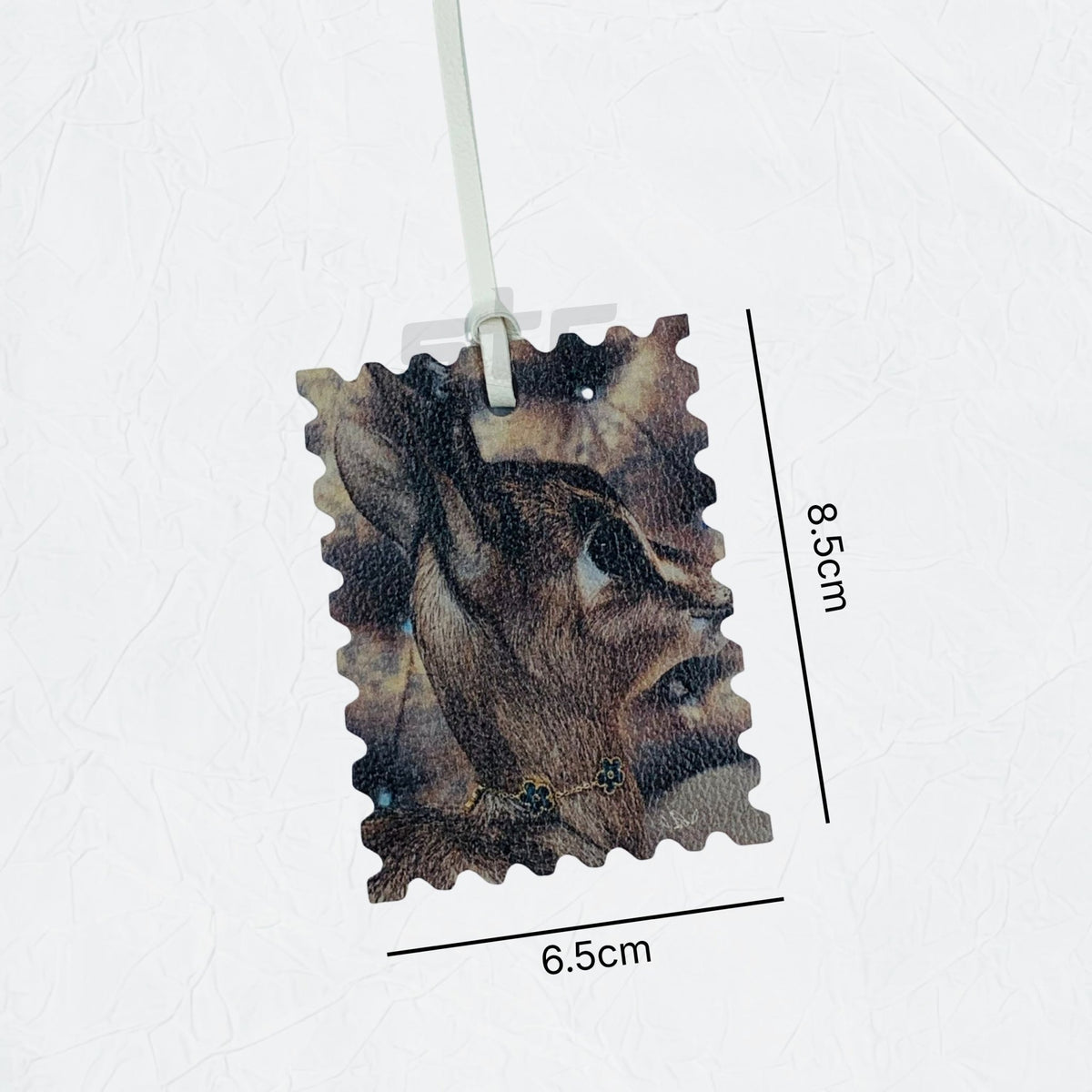 Leather Charm Double Side Gazelle - 6