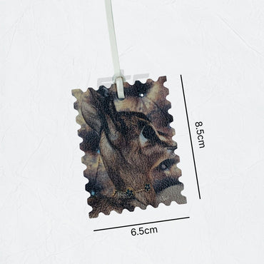 Leather Charm Double Side Gazelle - 6