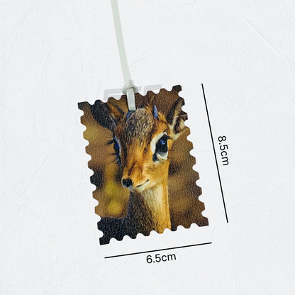 Leather Charm Double Side Gazelle - 7
