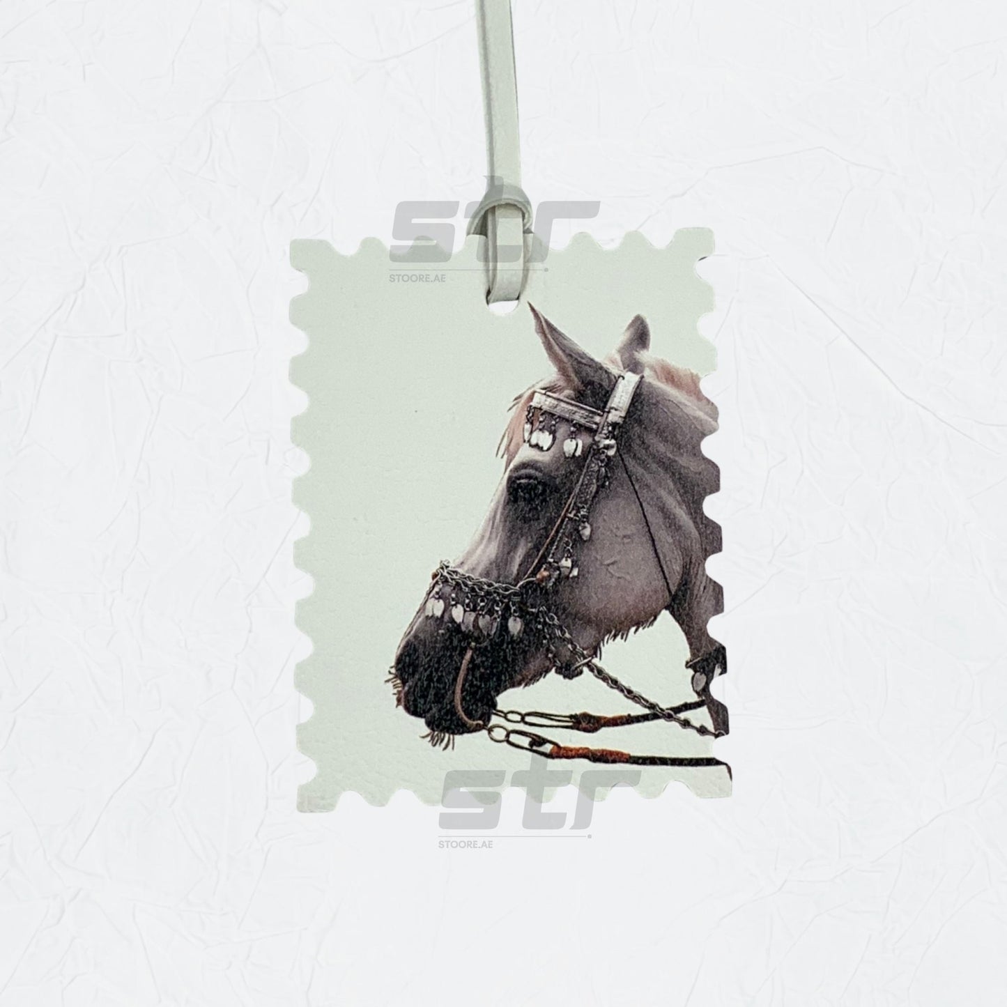 Leather Charm Double Side Horse - 1