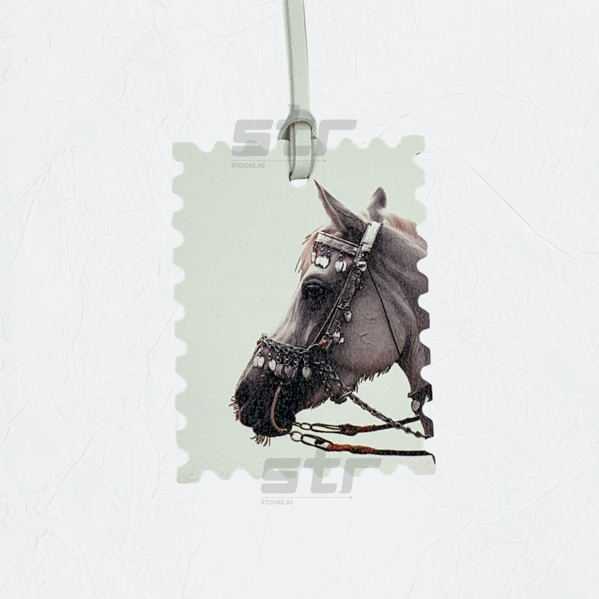Leather Charm Double Side Horse - 1