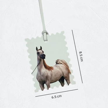 Leather Charm Double Side Horse - 2