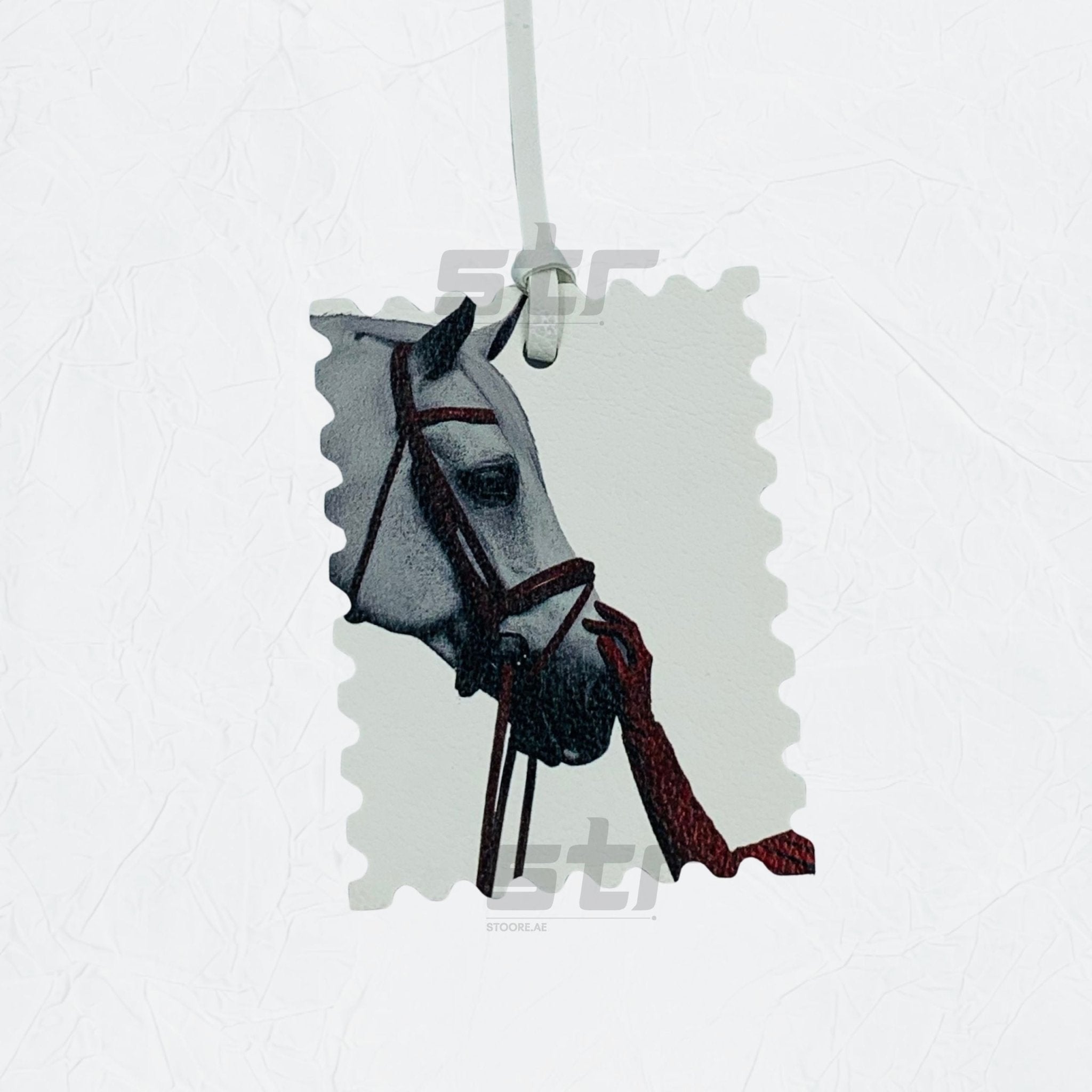 Leather Charm Double Side Horse - 4