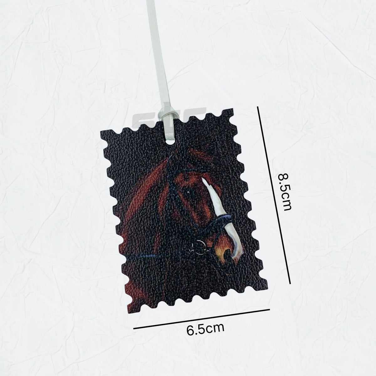Leather Charm Double Side Horse - 5