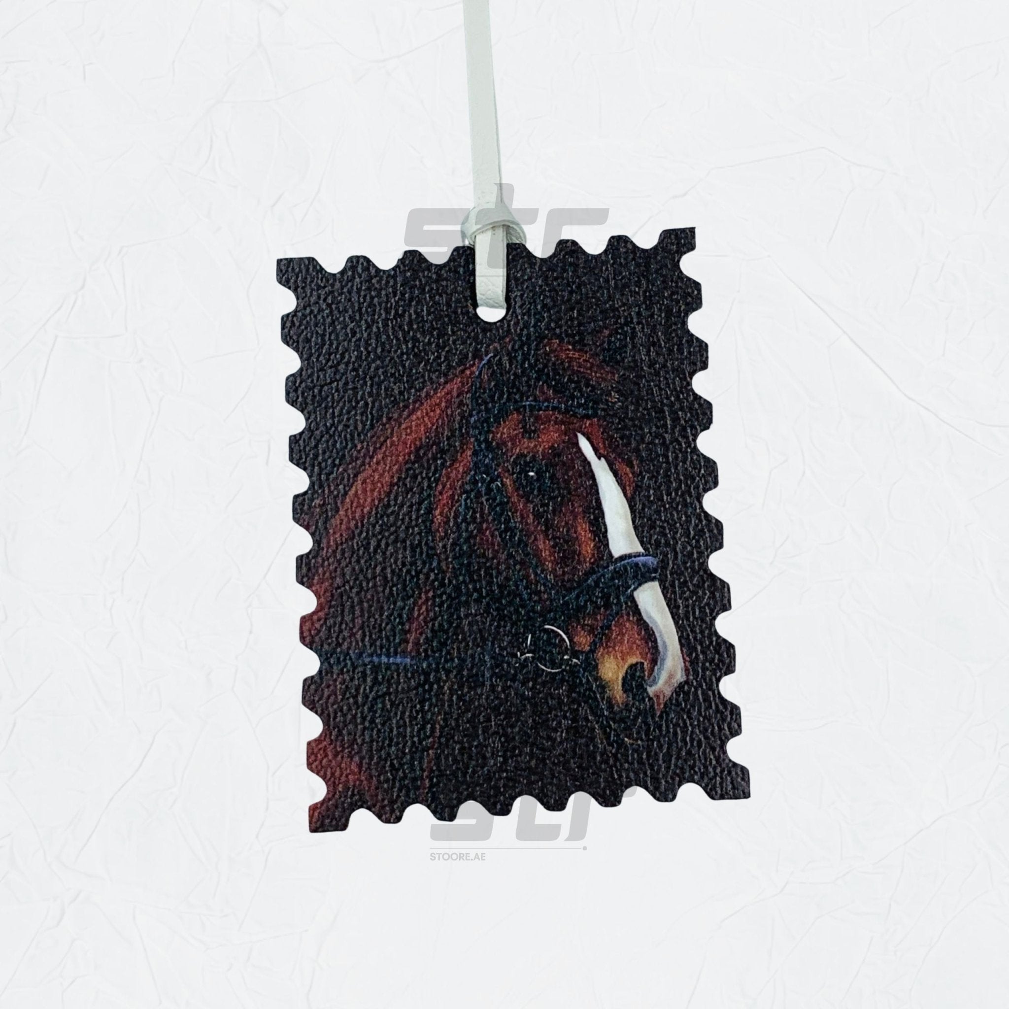 Leather Charm Double Side Horse - 5