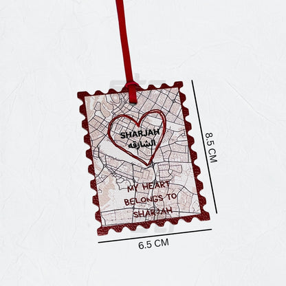 Leather Charm Double Side Sharjah - 1
