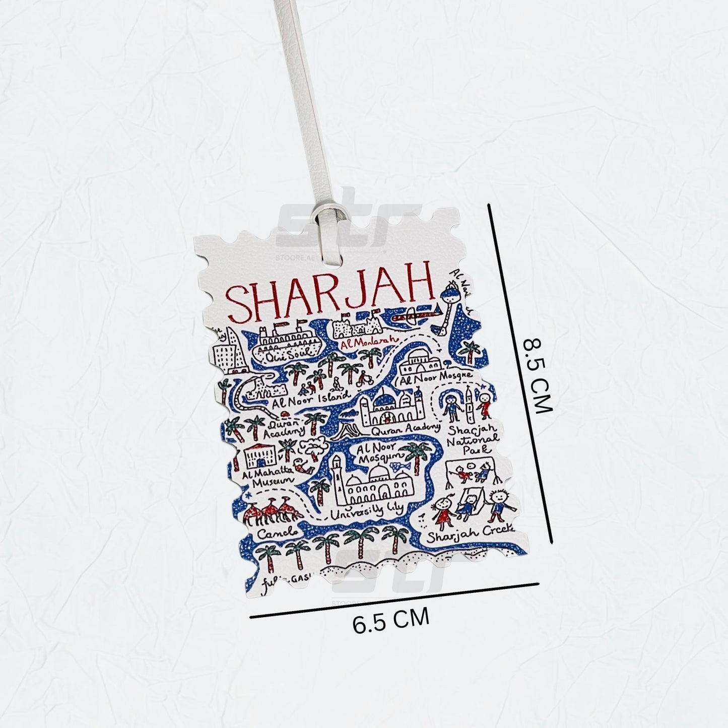 Leather Charm Double Side Sharjah - 2