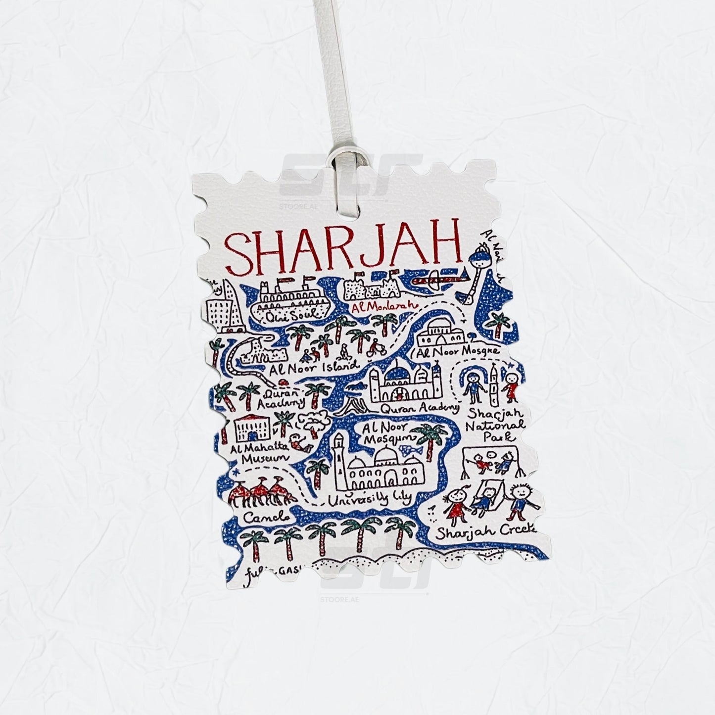 Leather Charm Double Side Sharjah - 2