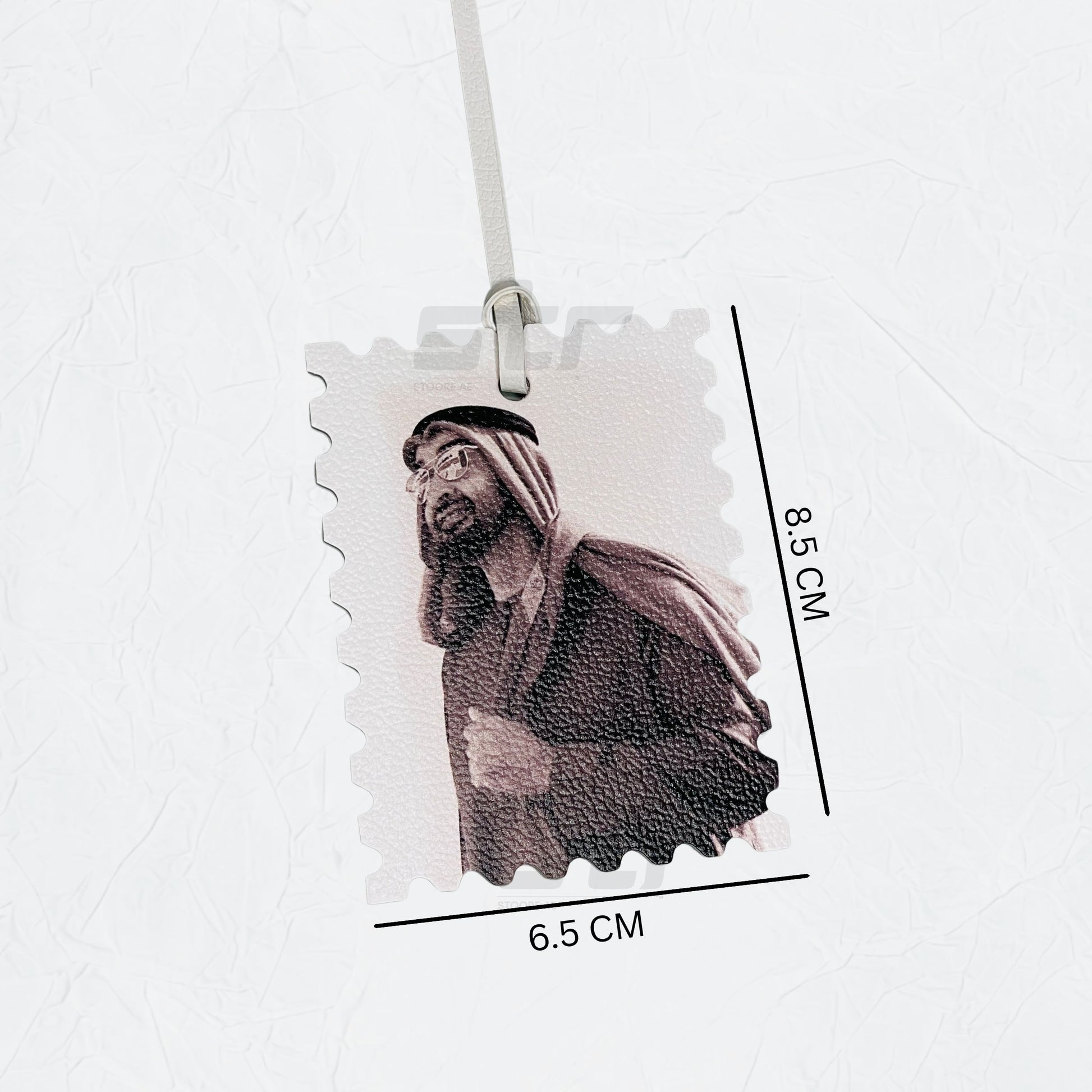 Leather Charm Double Side Sheikh Mohammed bin Zayed Al Nahyan - 2