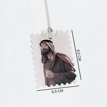 Leather Charm Double Side Sheikh Mohammed bin Zayed Al Nahyan - 2
