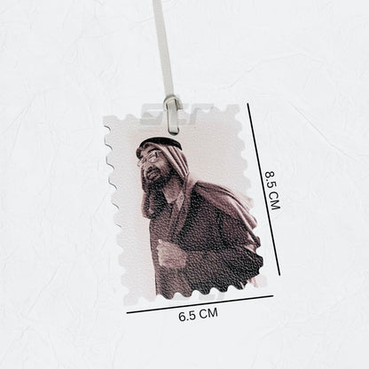 Leather Charm Double Side Sheikh Mohammed bin Zayed Al Nahyan - 2