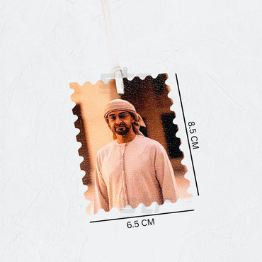 Leather Charm Double Side Sheikh Mohammed bin Zayed Al Nahyan - 4