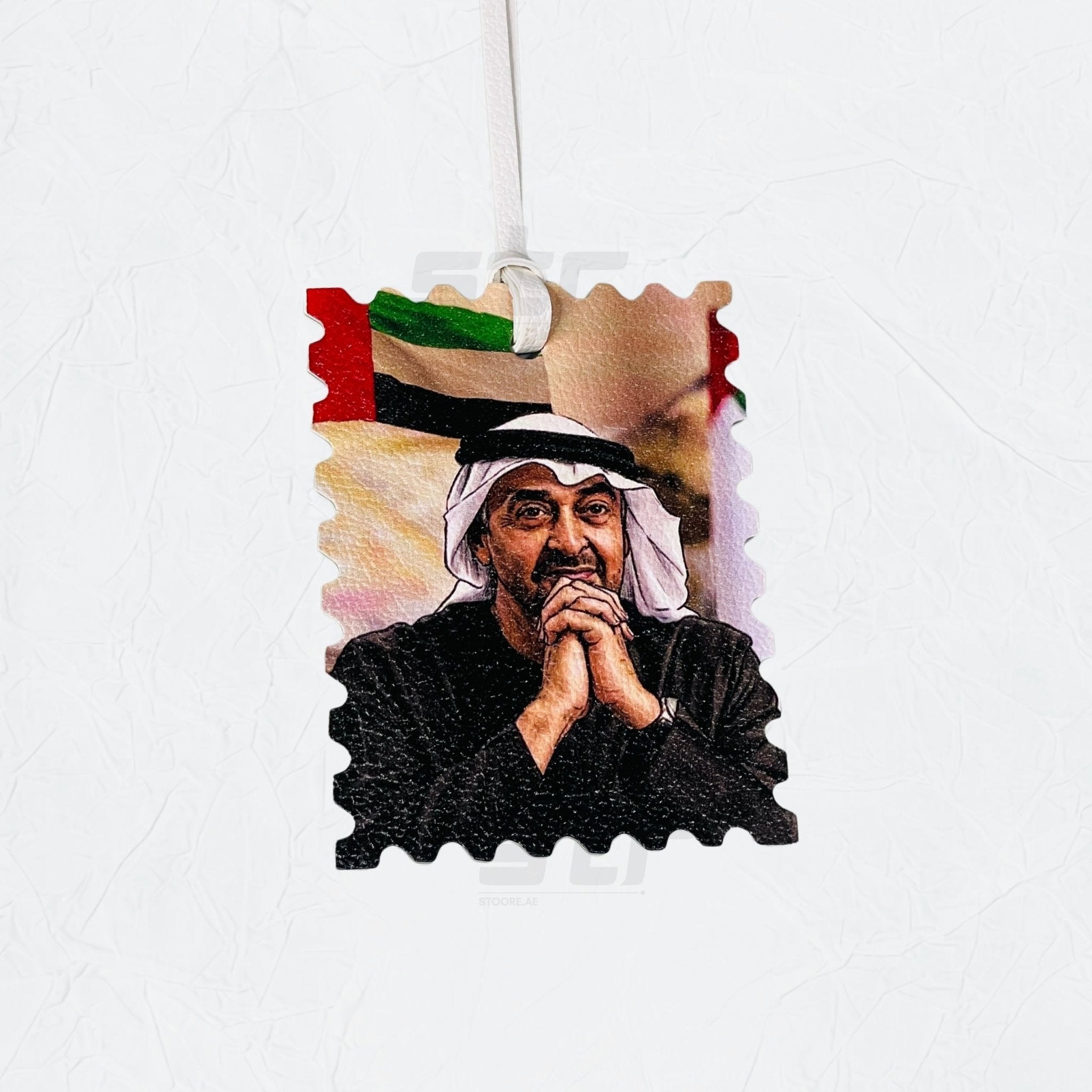 Leather Charm Double Side Sheikh Mohammed bin Zayed Al Nahyan - 5