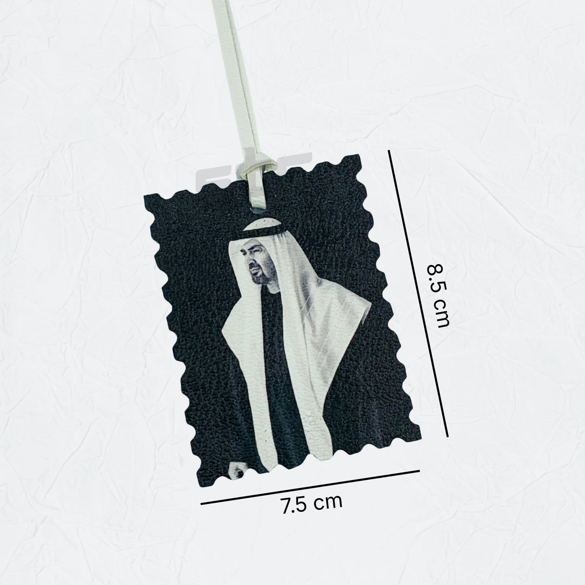 Leather Charm Double Side Sheikh Mohammed bin Zayed Al Nahyan - 9