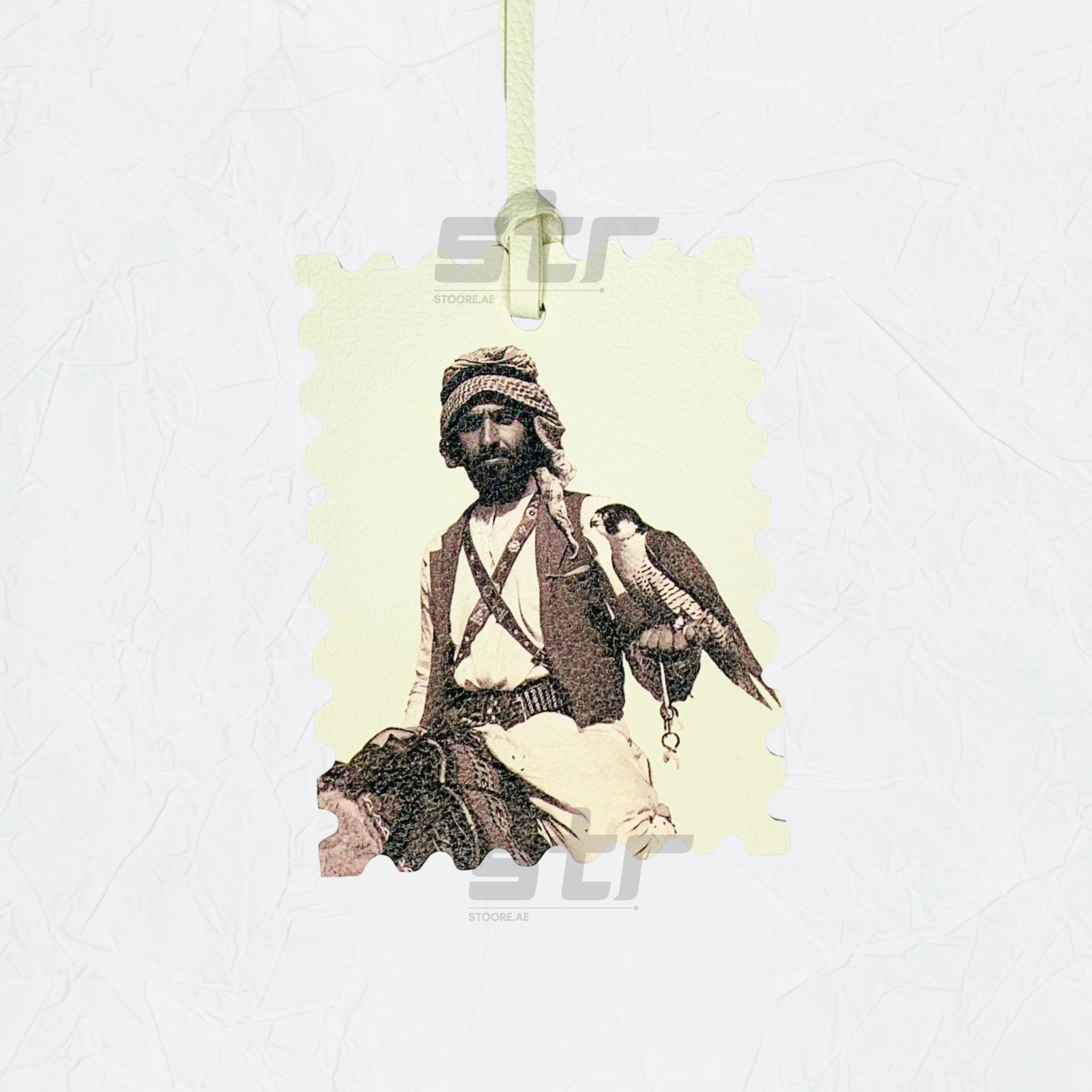 Leather Charm Double Side Sheikh Zayed bin Sultan Al Nahyan - 10