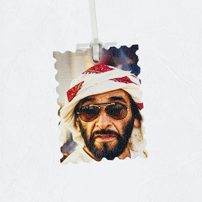 Leather Charm Double Side Sheikh Zayed bin Sultan Al Nahyan - 15