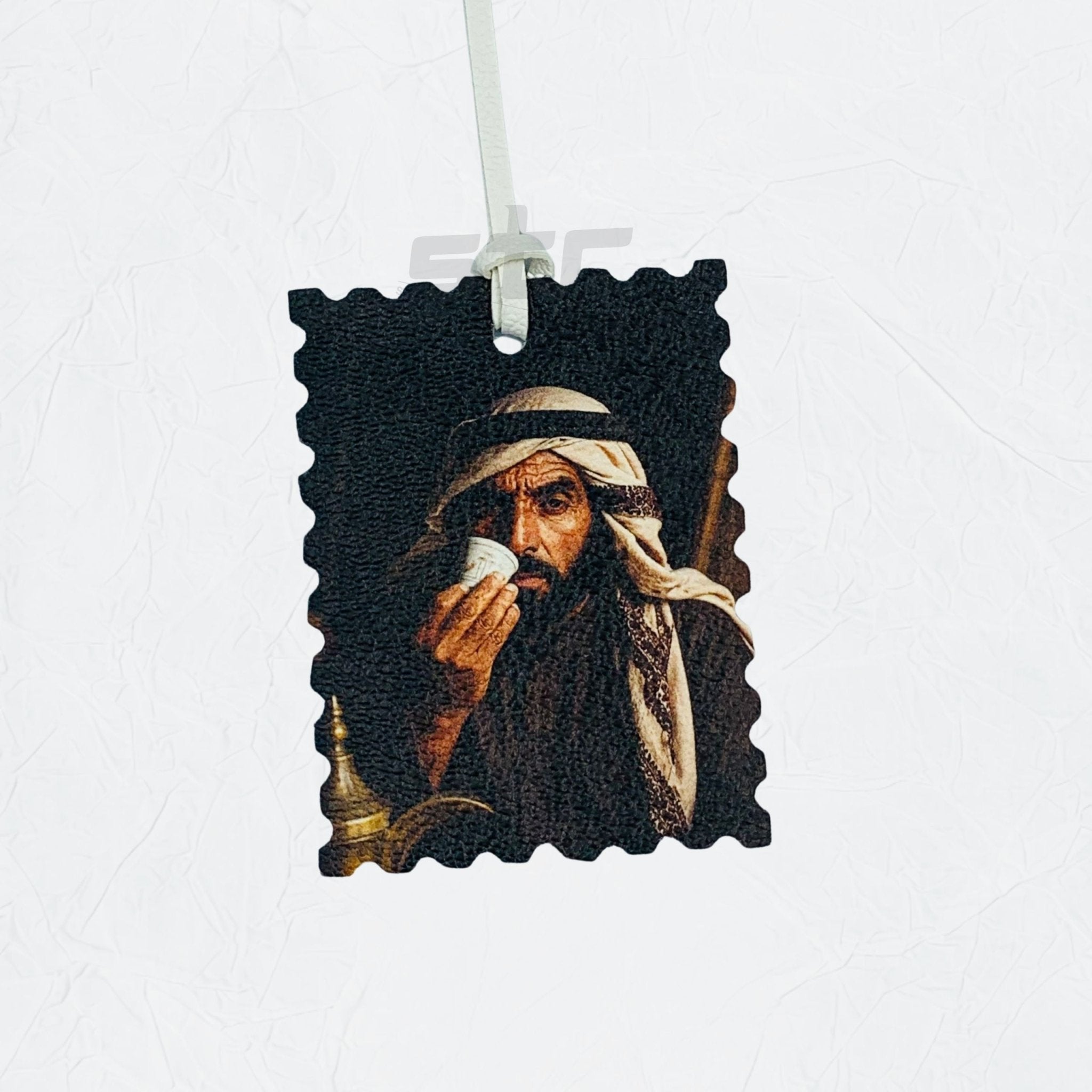 Leather Charm Double Side Sheikh Zayed bin Sultan Al Nahyan - 16