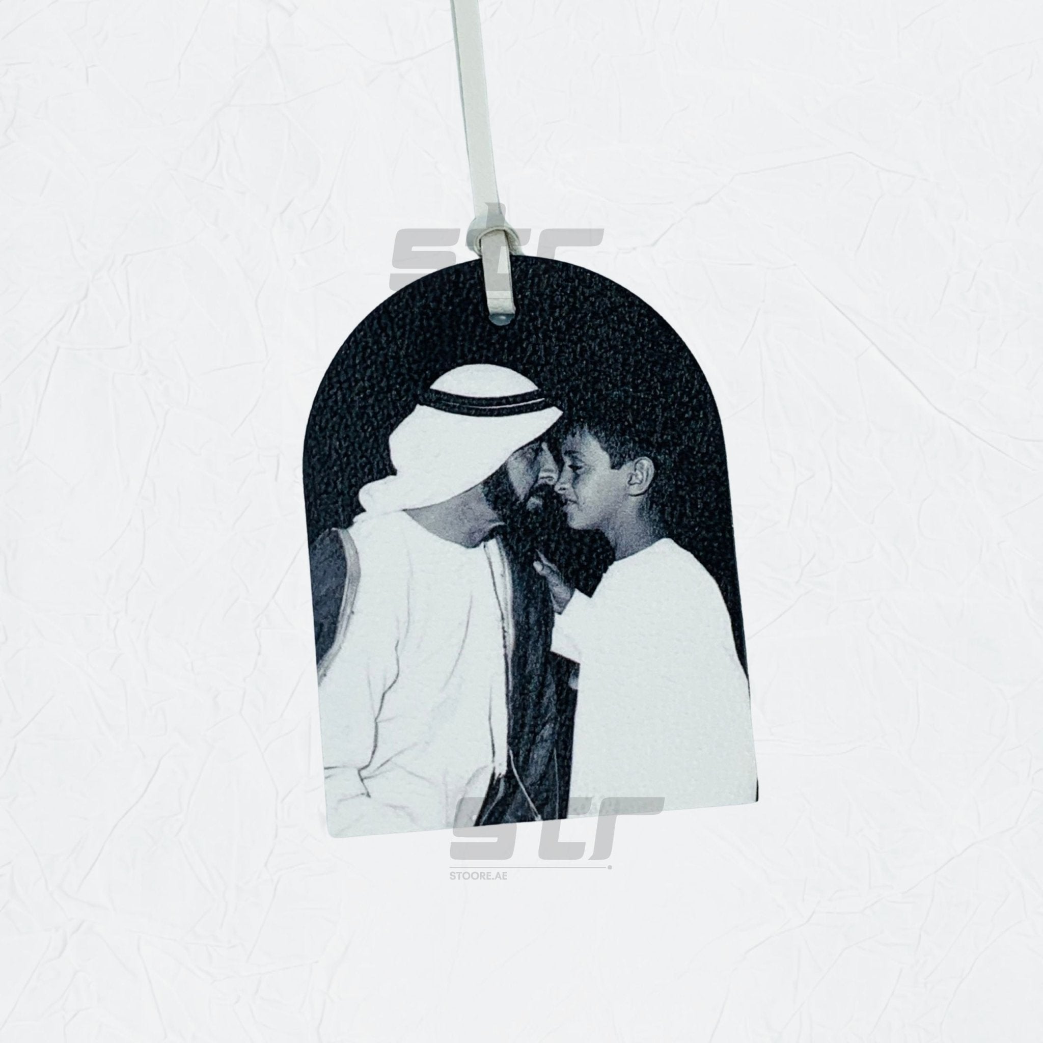 Leather Charm Double Side Sheikh Zayed bin Sultan Al Nahyan - 7