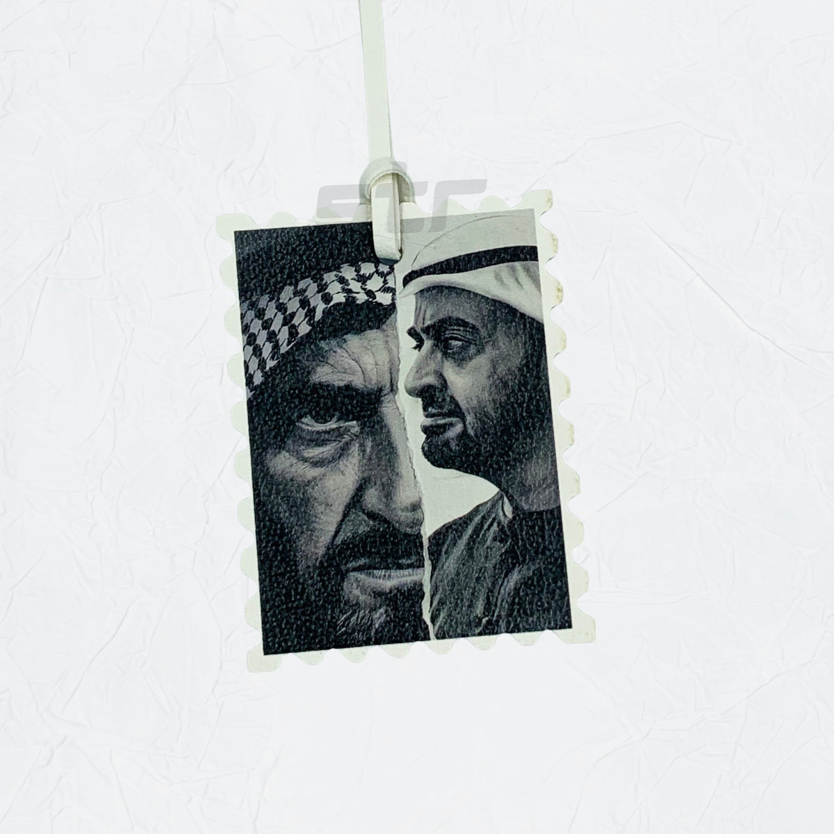 Leather Charm Double Side Sheikh Zayed bin Sultan Al Nahyan & Sheikh Mohammed bin Zayed Al Nahyan - 4