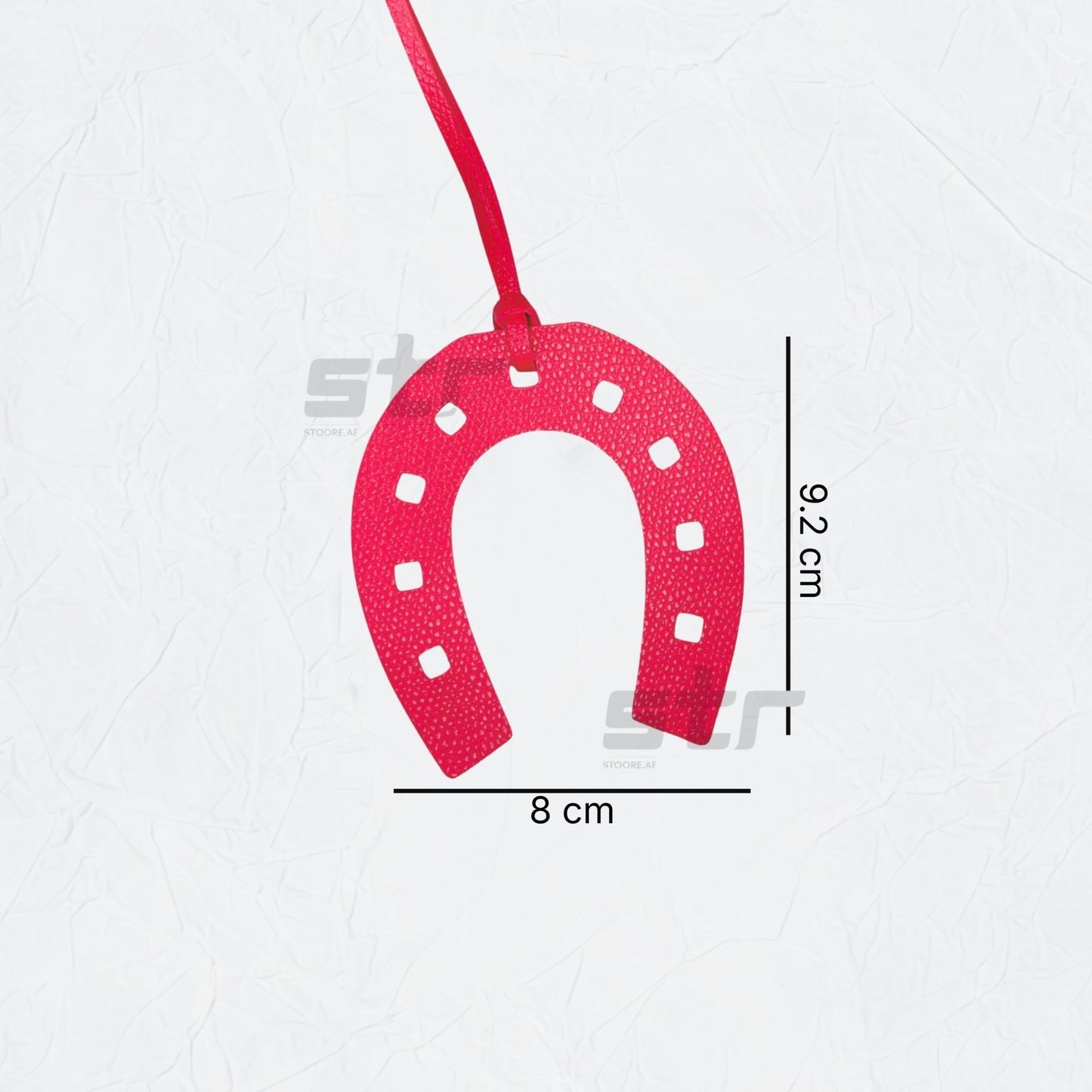 Leather Charm Horseshoe - 3