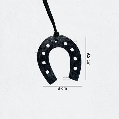 Leather Charm Horseshoe - 7