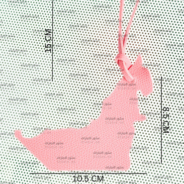 Leather Charm UAE Map - 6