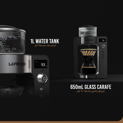 Lepresso V60 1500W Automatic Pour Over Coffee Machine - Black