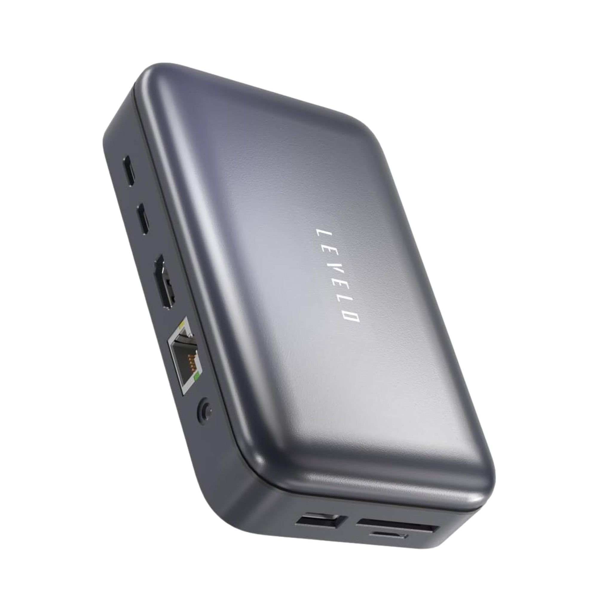 Levelo Versaport 10 in 1 Storage Docking Station 100W - Grey