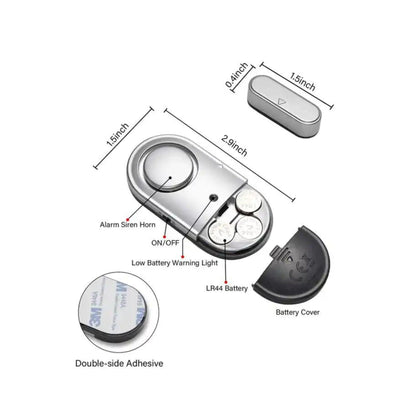 Loud Door and Window Open Alarm Sensor