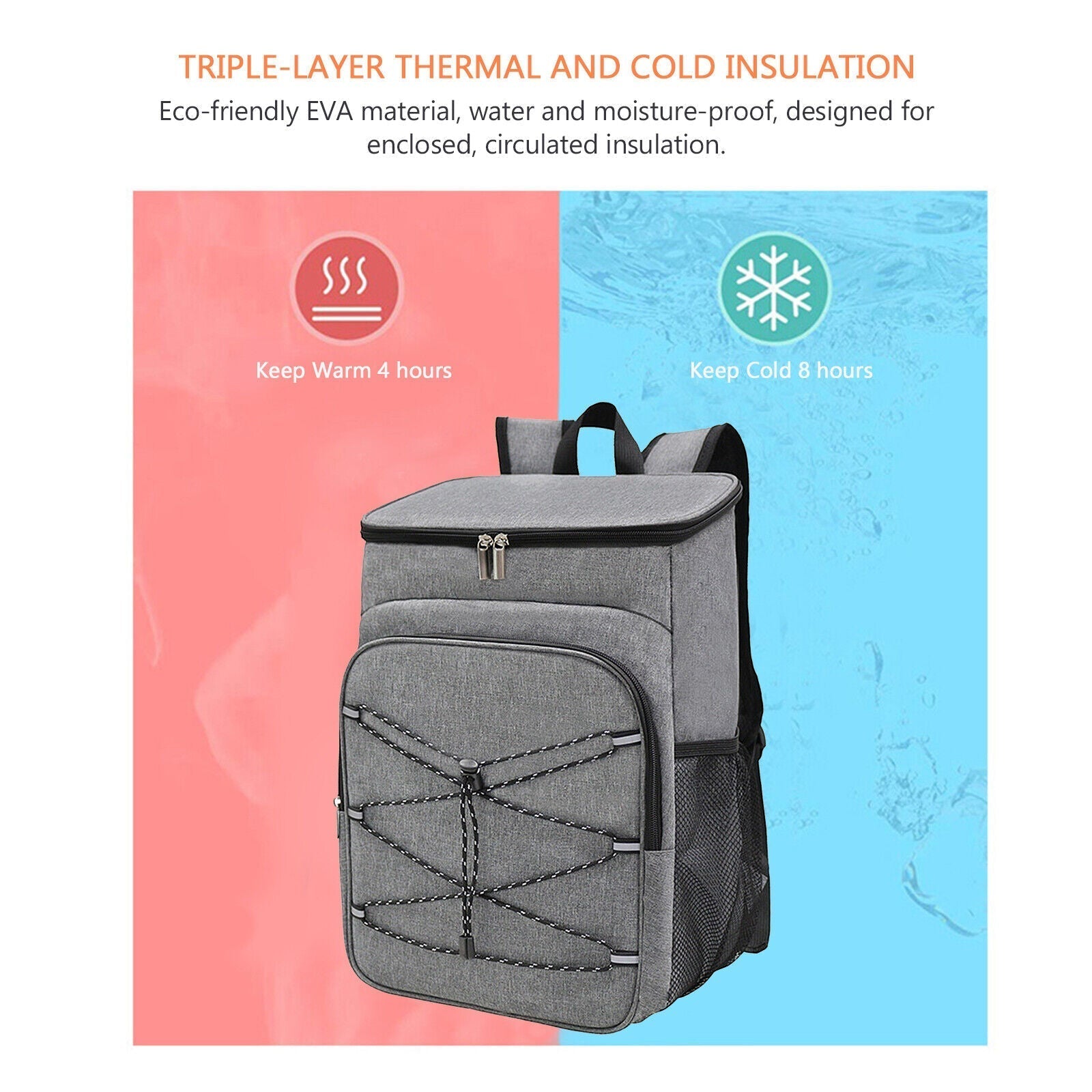 Water store cooler backpack