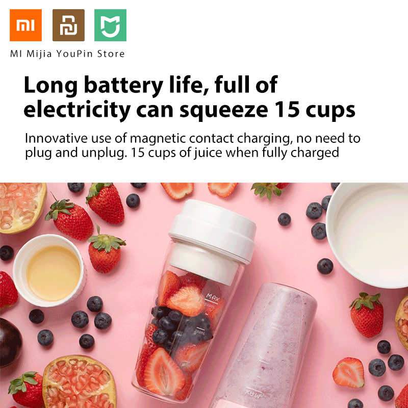 MI 17Pin Star Fruit Cup mini Portable Blender Juicer 400ml