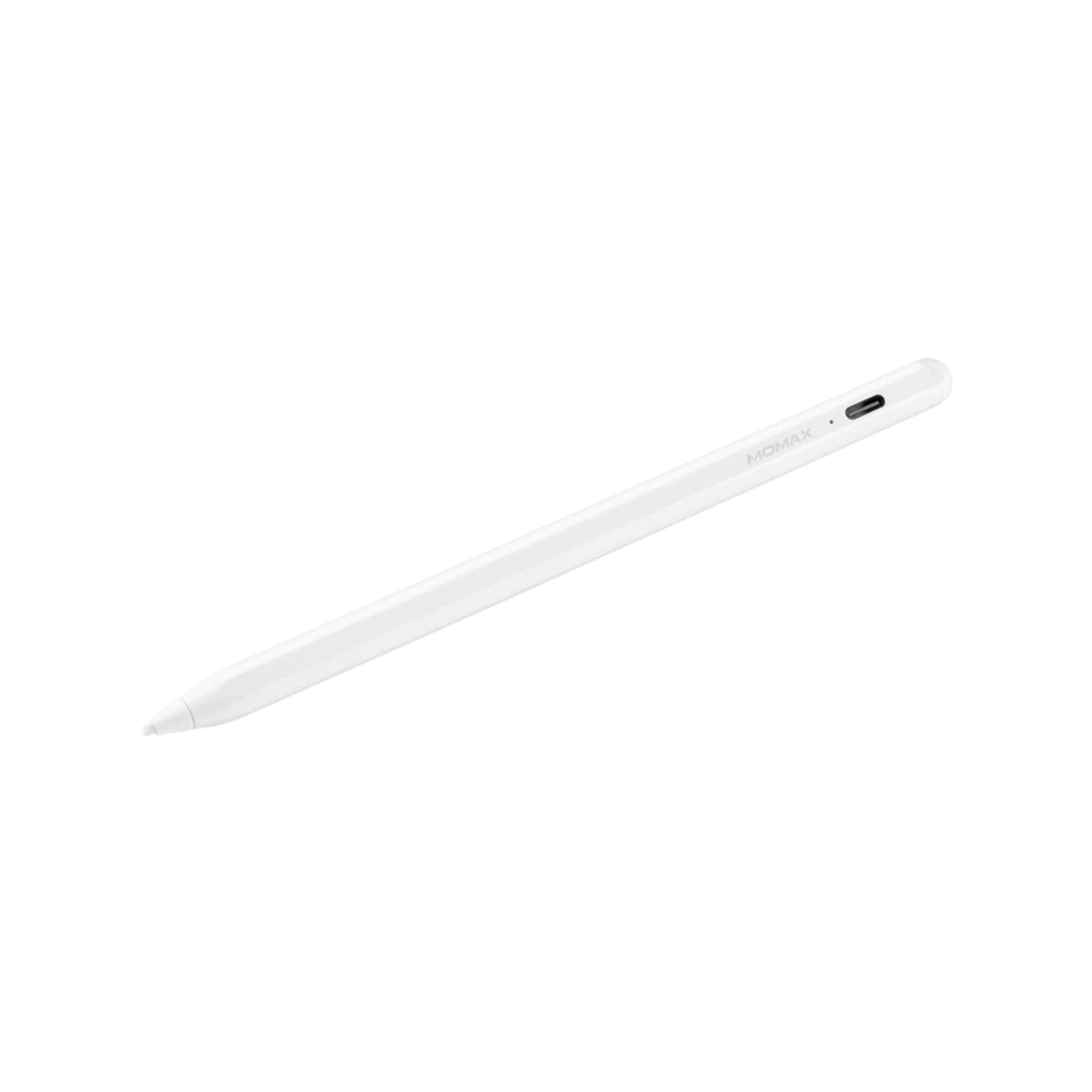 MOMAX One Link Magnetic Attach Ipad 2 In 1 Active Stylus Pen - White