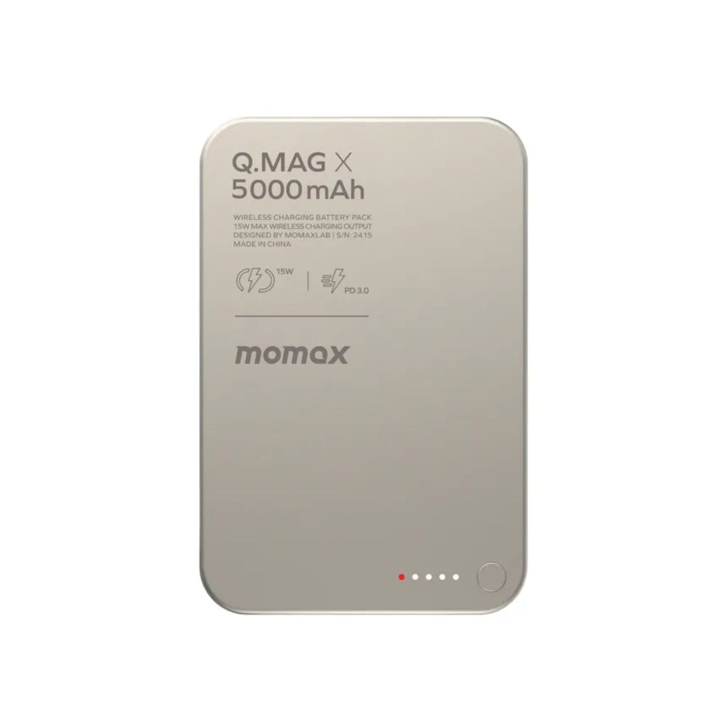 MOMAX Q.MAG X 5000mAh Magnetic Power Bank