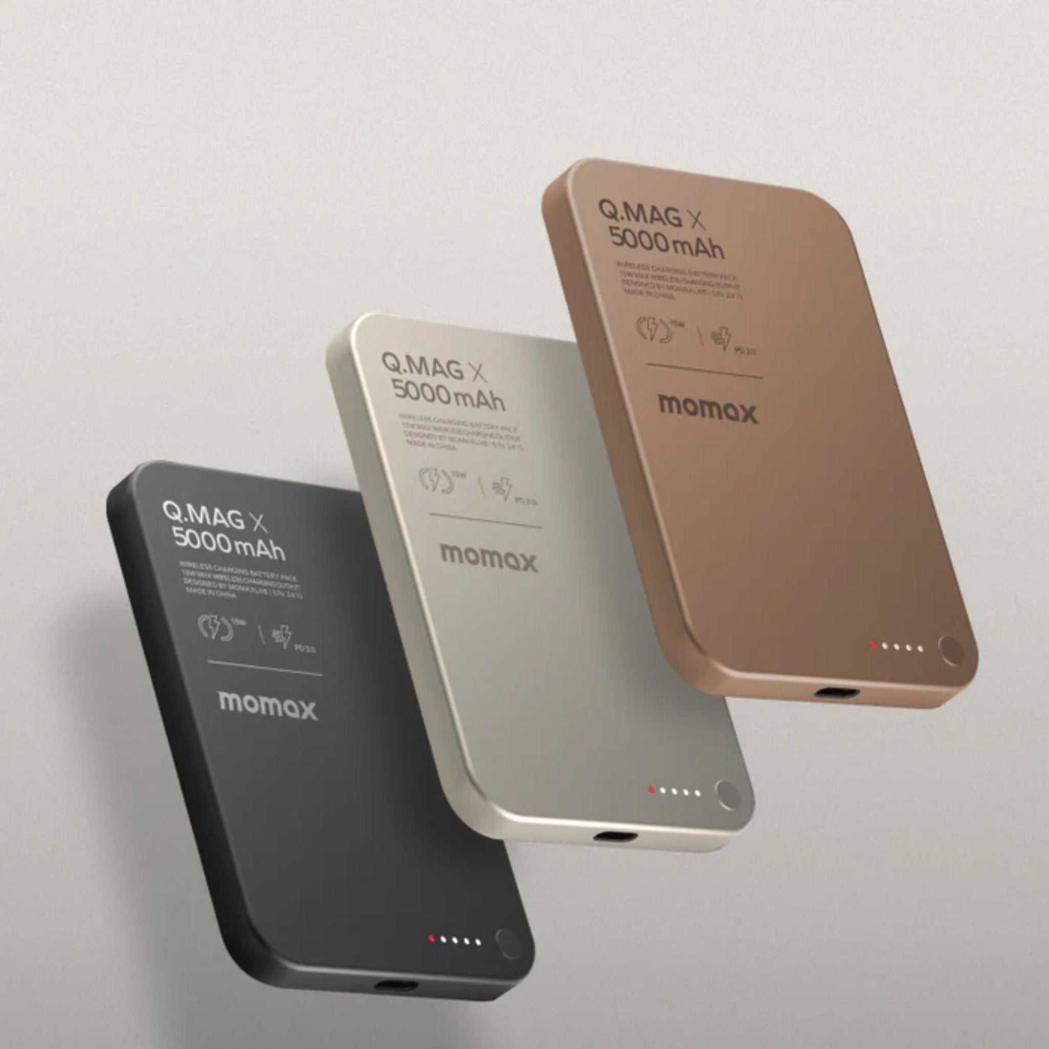 MOMAX Q.MAG X 5000mAh Magnetic Power Bank