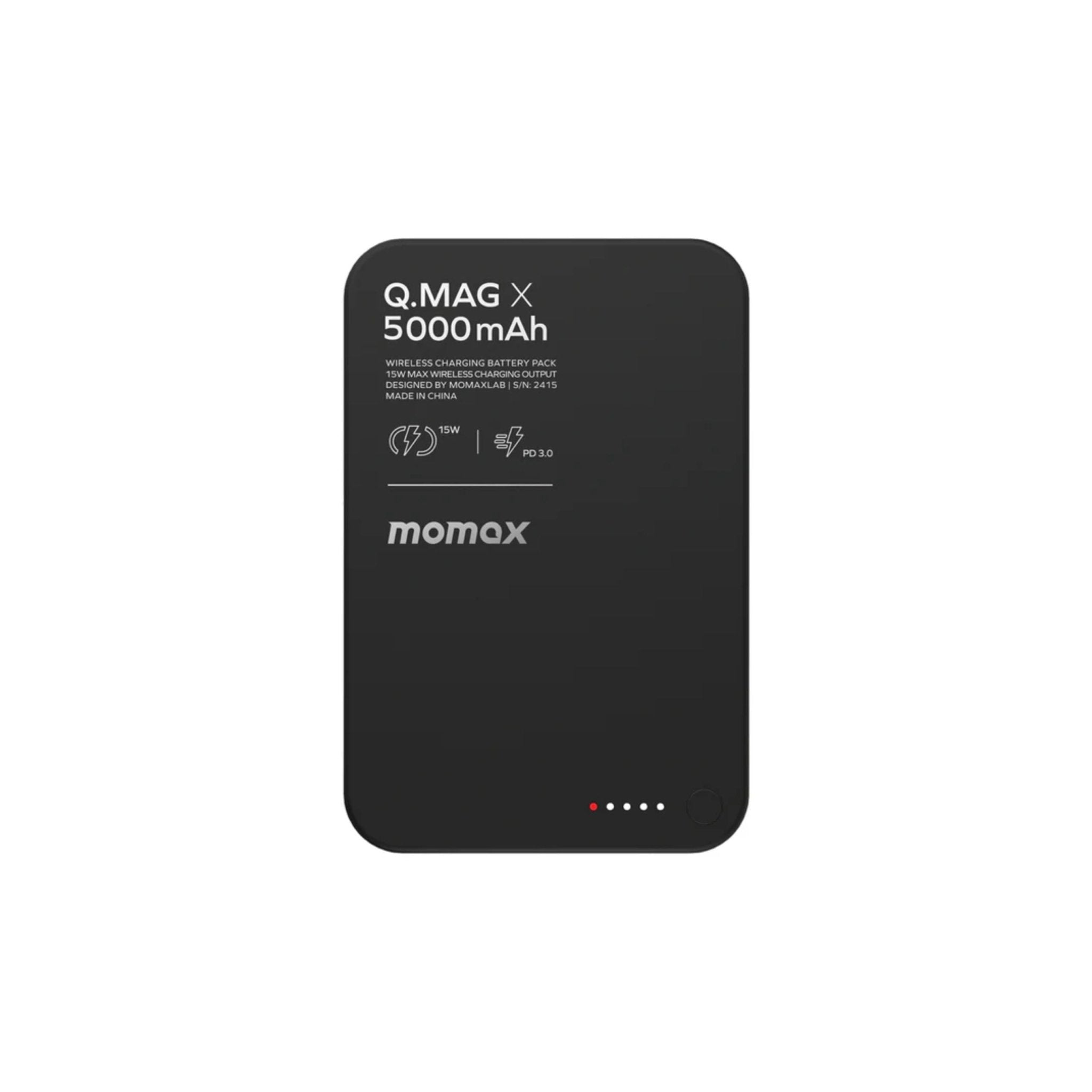 MOMAX Q.MAG X 5000mAh Magnetic Power Bank