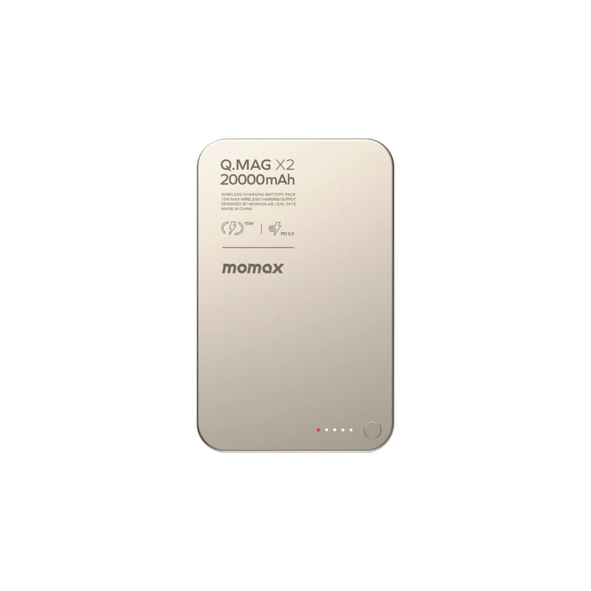 MOMAX Q.MAG X2 20000mAh Magnetic Power Bank