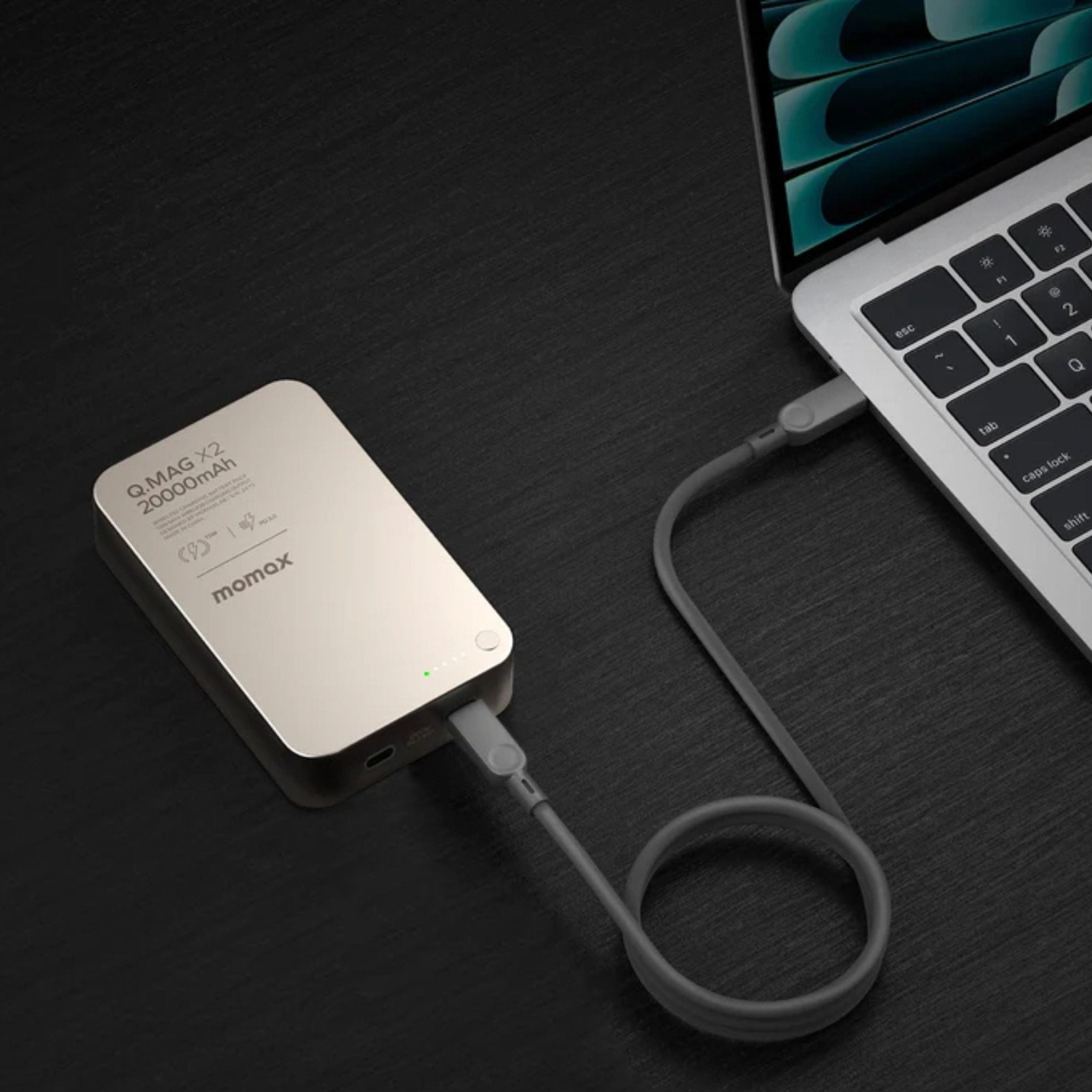 MOMAX Q.MAG X2 20000mAh Magnetic Power Bank