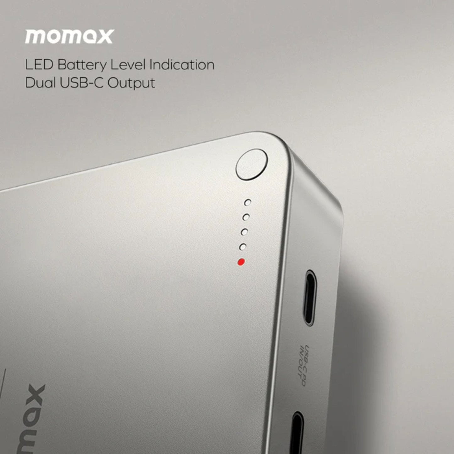 MOMAX Q.MAG X2 20000mAh Magnetic Power Bank