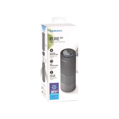 MOMAX pure Go Portable Smart Air Purifier Space Grey